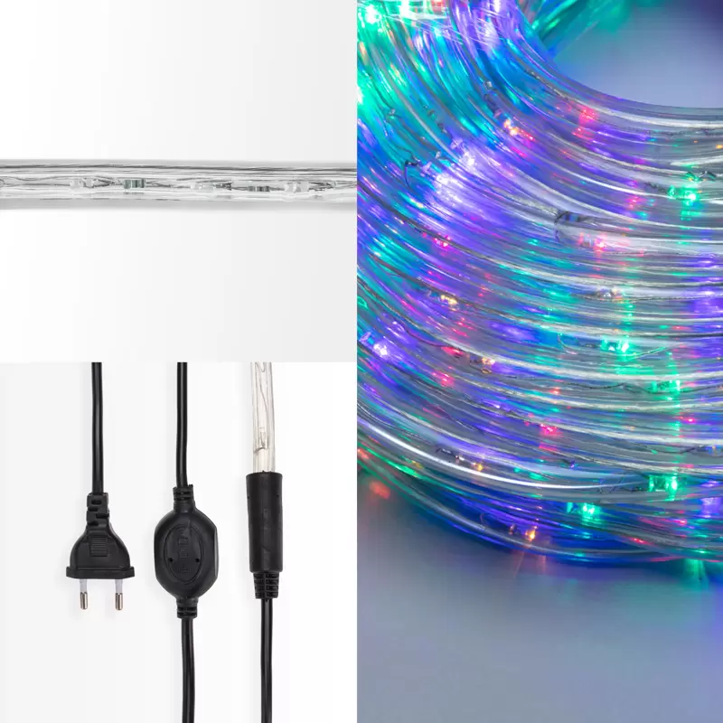 Дюралайт LED фиксинг (2W), 24 LED/м, мульти (RYGB), 10 м в Самаре