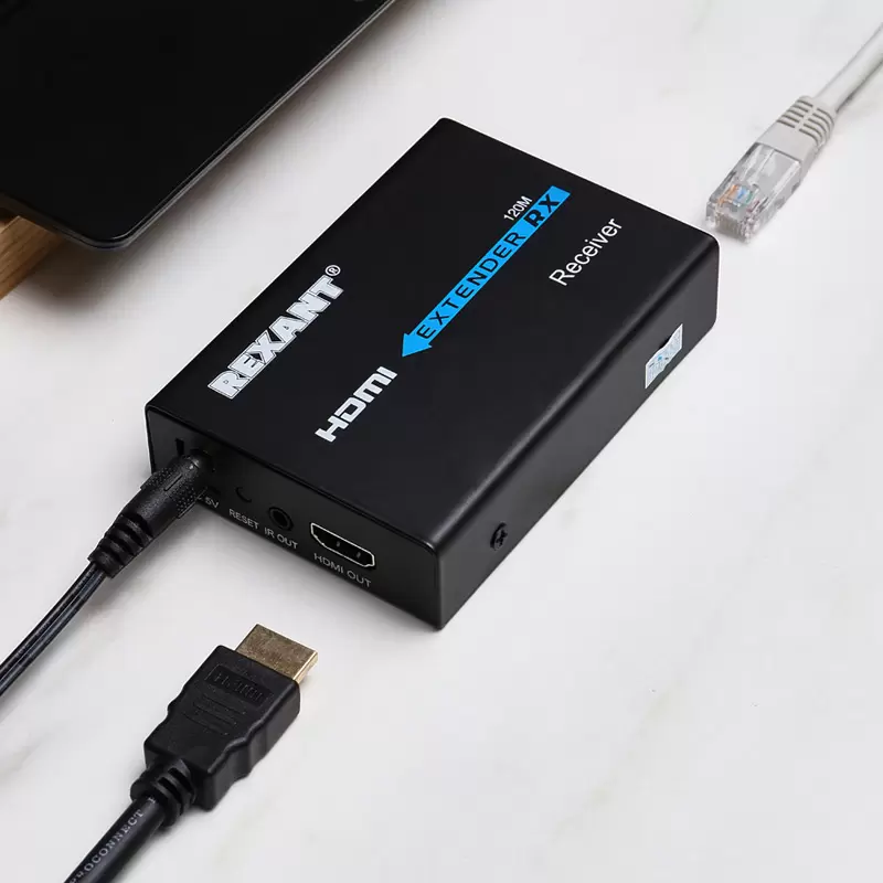 Приемник сигнала HDMI по витой паре RJ-45(8P8C) до 120м (1080p) REXANT в Самаре