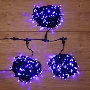 Гирлянда LED ClipLight 24V, 3 нити по 20 м, свечение с динамикой, цвет диодов Синий  в Самаре