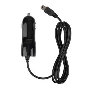 Автозарядка в прикуриватель microUSB (АЗУ) (5 V, 1000 mA) шнур прямой 1.2м черная REXANT