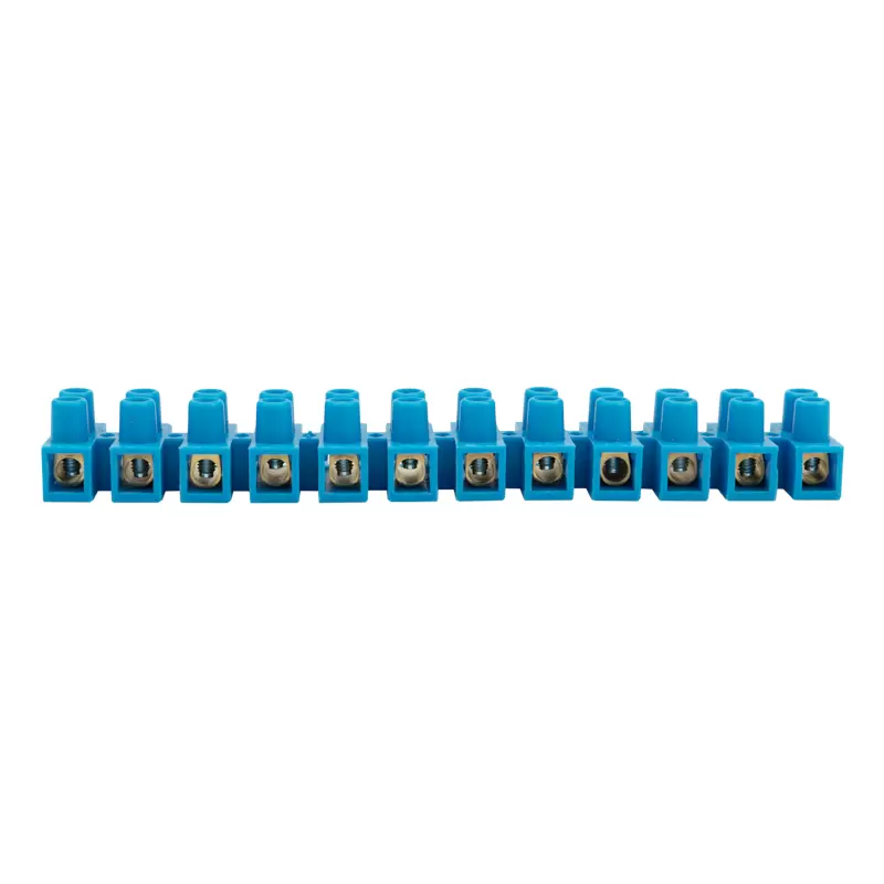 Клеммная винтовая колодка KВ-16 6-16, ток 30 A, полипропилен синий REXANT (10 шт./уп.) в Самаре