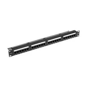 Панель коммутационная с кабельным органайзером 19", 1U, 24 порта, U/UTP, RJ-45, CAT 5e REXANT PRO  в Самаре