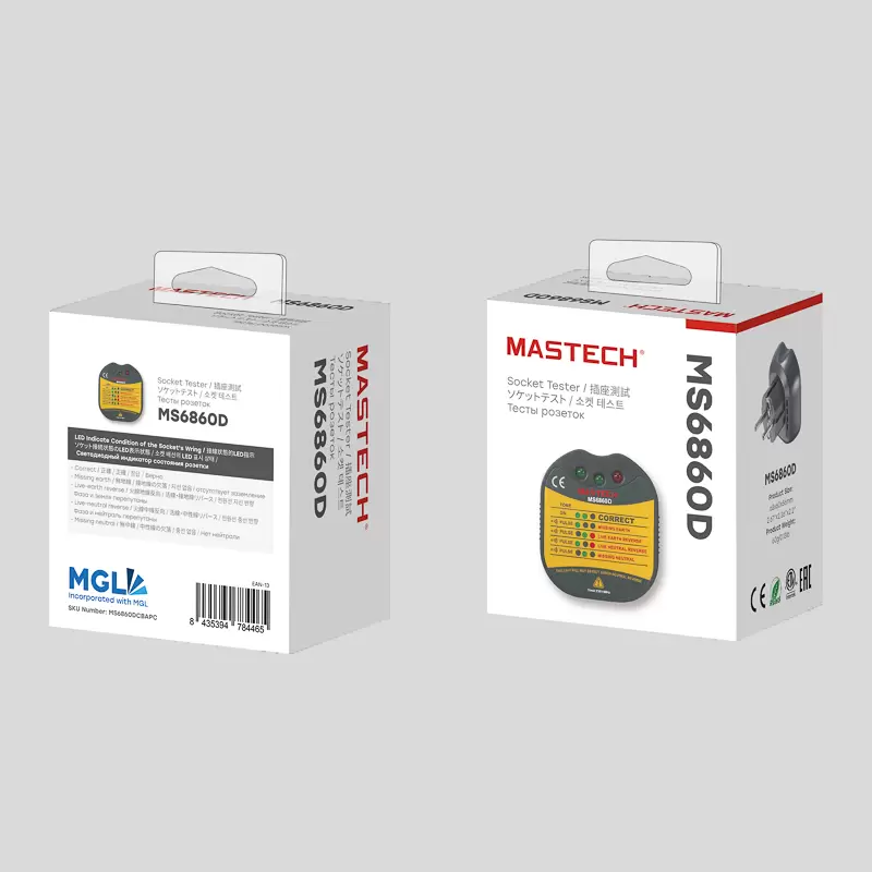 Тестер розеток MS6860D MASTECH в Самаре