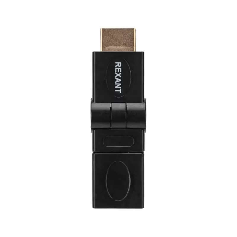 Переходник штекер HDMI - гнездо HDMI, поворотный REXANT в Самаре