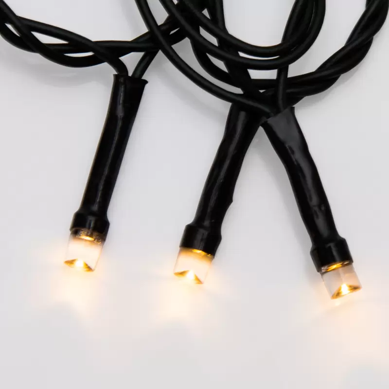 Гирлянда Твинкл Лайт 15 м, темно-зеленый ПВХ, 120 LED, цвет ТЕПЛЫЙ БЕЛЫЙ в Самаре