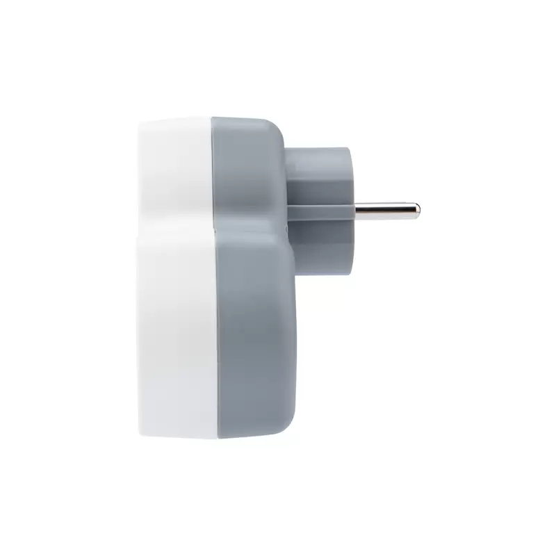 Тройник электрический 16 А с заземлением и защитными шторками, белый REXANT в Самаре