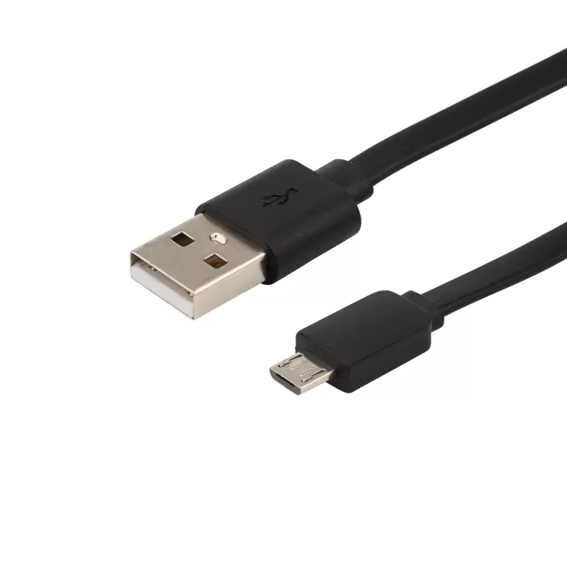 Кабель USB-micro USB/2,4A/PVC/black/1m/REXANT в Самаре