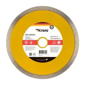 Диск алмазный отрезной сплошной 180x25,4/22,2x1,8x10мм KRANZ  в Самаре