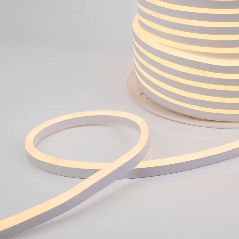 Гибкий неон LED SMD 8х16 мм, теплый белый, 120 LED/м, бухта 100 м в Самаре