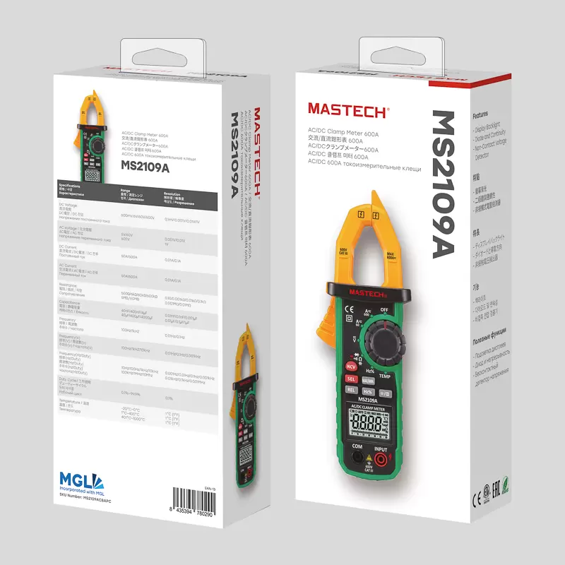 Токовые клещи MS2109A MASTECH в Самаре