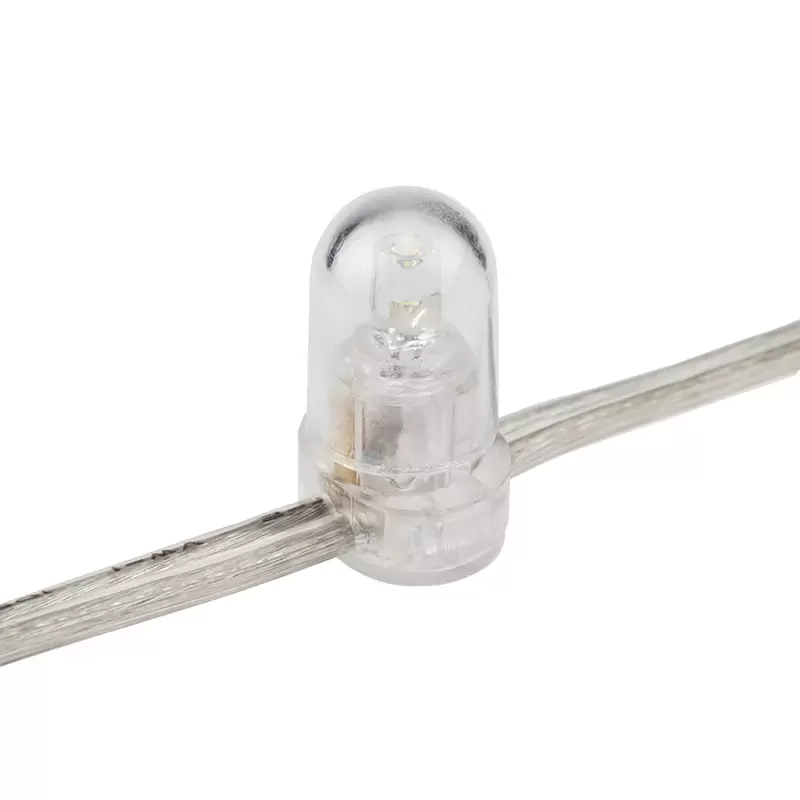 Гирлянда LED Клип-лайт 12 V, прозрачный ПВХ, 150 мм, цвет диодов теплый белый в Самаре