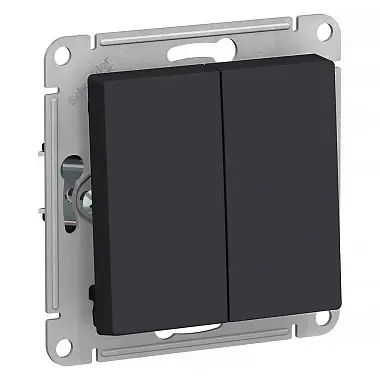 Выключатель 10А 2кл с/у антрацит AtlasDesign Schneider Electric (1/5)